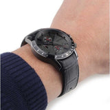 Buy Shop Hugo Boss Rafale Chronograph Grey Dial Black Leather Strap Watch For Men - HB1513445 USA Online