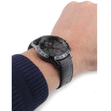 Buy Shop Hugo Boss Rafale Chronograph Grey Dial Black Leather Strap Watch For Men - HB1513445 USA Online