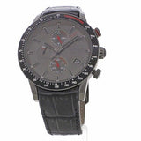 Buy Shop Hugo Boss Rafale Chronograph Grey Dial Black Leather Strap Watch For Men - HB1513445 USA Online