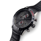 Buy Shop Hugo Boss Rafale Chronograph Grey Dial Black Leather Strap Watch For Men - HB1513445 USA Online