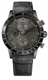 Buy Shop Hugo Boss Rafale Chronograph Grey Dial Black Leather Strap Watch For Men - HB1513445 USA Online