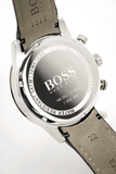 Buy Shop Hugo Boss Rafale Chronograph Quartz Blue Dial Black Leather Strap Watch For Men - HB1513391 USA Online
