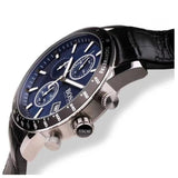 Buy Shop Hugo Boss Rafale Chronograph Quartz Blue Dial Black Leather Strap Watch For Men - HB1513391 USA Online