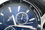 Buy Shop Hugo Boss Rafale Chronograph Quartz Blue Dial Black Leather Strap Watch For Men - HB1513391 USA Online