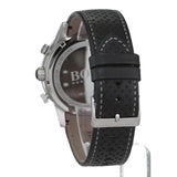 Buy Shop Hugo Boss Rafale Chronograph Quartz Silver Dial Black Leather Strap Watch For Men - 1513403 USA Online