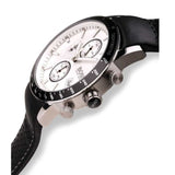 Buy Shop Hugo Boss Rafale Chronograph Quartz Silver Dial Black Leather Strap Watch For Men - 1513403 USA Online