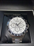 Buy Shop Hugo Boss Rafale Competitive Sport Silver Dial Silver Steel Strap Watch for Men - 1513511 USA Online