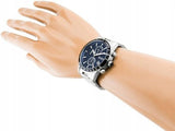 Buy Shop Hugo Boss Rafale Quartz Blue Dial Silver Steel Strap Watch for Men - 1513510 USA Online