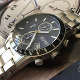 Buy Shop Hugo Boss Rafale Quartz Blue Dial Silver Steel Strap Watch for Men - 1513510 USA Online