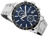Buy Shop Hugo Boss Rafale Quartz Blue Dial Silver Steel Strap Watch for Men - 1513510 USA Online