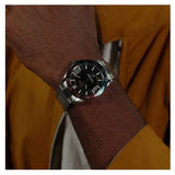 Buy Shop Hugo Boss Runner 3H Black Dial Silver Steel Strap Watch for Men - 1514210 USA Online