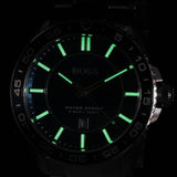 Buy Shop Hugo Boss Runner 3H Green Dial Silver Steel Strap Watch for Men - 1514208 USA Online