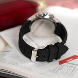 Buy Shop Hugo Boss Runner Chronograph Black Dial Black Silicone Strap Watch for Men - 1514141 USA Online