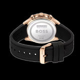 Buy Shop Hugo Boss Runner Chronograph Black Dial Black Silicone Strap Watch for Men - 1514168 USA Online