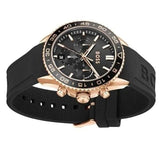 Buy Shop Hugo Boss Runner Chronograph Black Dial Black Silicone Strap Watch for Men - 1514168 USA Online
