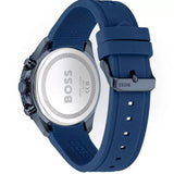 Buy Shop Hugo Boss Runner Chronograph Blue Dial Blue Silicone Strap Watch for Men - 1514142 USA Online