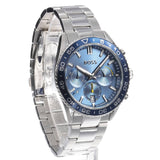 Buy Shop Hugo Boss Runner Chronograph Blue Dial Silver Steel Strap Watch for Men - 1514143 USA Online