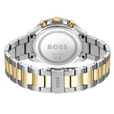 Buy Shop Hugo Boss Runner Chronograph Grey Dial Two Tone Steel Strap Watch for Men - 1514144 USA Online
