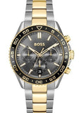 Buy Shop Hugo Boss Runner Chronograph Grey Dial Two Tone Steel Strap Watch for Men - 1514144 USA Online
