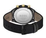 Buy Shop Hugo Boss Santiago Black Dial Black Nylon Strap Watch for Men - 1513935 USA Online