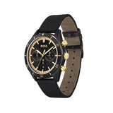 Buy Shop Hugo Boss Santiago Black Dial Black Nylon Strap Watch for Men - 1513935 USA Online