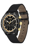 Buy Shop Hugo Boss Santiago Black Dial Black Nylon Strap Watch for Men - 1513935 USA Online