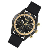 Buy Shop Hugo Boss Santiago Black Dial Black Nylon Strap Watch for Men - 1513935 USA Online