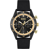 Buy Shop Hugo Boss Santiago Black Dial Black Nylon Strap Watch for Men - 1513935 USA Online