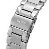 Buy Shop Hugo Boss Santiago Black Dial Silver Steel Strap Watch for Men - 1513862 USA Online
