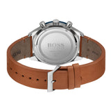 Buy Shop Hugo Boss Santiago Blue Dial Brown Leather Strap Watch for Men - 1513860 USA Online