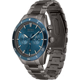 Buy Shop Hugo Boss Santiago Blue Dial Grey Steel Strap Watch for Men - 1513863 USA Online