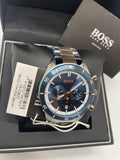 Buy Shop Hugo Boss Santiago Blue Dial Two Tone Steel Strap Watch for Men - 1513937 USA Online