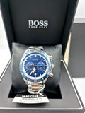Buy Shop Hugo Boss Santiago Blue Dial Two Tone Steel Strap Watch for Men - 1513937 USA Online