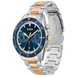 Buy Shop Hugo Boss Santiago Blue Dial Two Tone Steel Strap Watch for Men - 1513937 USA Online