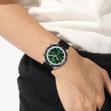 Buy Shop Hugo Boss Santiago Green Dial Black Nylon Strap Watch for Men - 1513936 USA Online