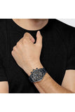 Buy Shop Hugo Boss Santiago Grey Dial Blue Steel Strap Watch for Men - 1513865 USA Online