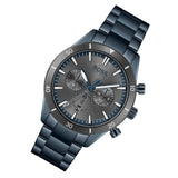 Buy Shop Hugo Boss Santiago Grey Dial Blue Steel Strap Watch for Men - 1513865 USA Online