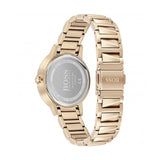 Buy Shop Hugo Boss Signature Gold Dial Gold Stainless Steel Strap Watch for Women - 1502540 USA Online