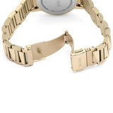 Buy Shop Hugo Boss Signature Gold Dial Gold Stainless Steel Strap Watch for Women - 1502540 USA Online