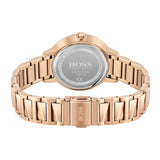 Buy Shop Hugo Boss Signature Gold Dial Gold Stainless Steel Strap Watch for Women - 1502540 USA Online
