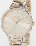 Buy Shop Hugo Boss Signature Gold Dial Gold Stainless Steel Strap Watch for Women - 1502540 USA Online