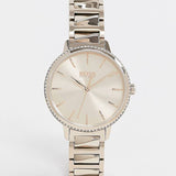 Buy Shop Hugo Boss Signature Gold Dial Gold Stainless Steel Strap Watch for Women - 1502540 USA Online