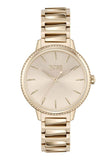 Buy Shop Hugo Boss Signature Gold Dial Gold Stainless Steel Strap Watch for Women - 1502540 USA Online