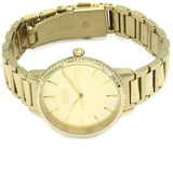 Buy Shop Hugo Boss Signature Gold Dial Gold Steel Strap Watch for Women - 1502541 USA Online