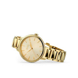 Buy Shop Hugo Boss Signature Gold Dial Gold Steel Strap Watch for Women - 1502541 USA Online