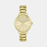 Buy Shop Hugo Boss Signature Gold Dial Gold Steel Strap Watch for Women - 1502541 USA Online