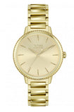Buy Shop Hugo Boss Signature Gold Dial Gold Steel Strap Watch for Women - 1502541 USA Online