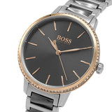 Buy Shop Hugo Boss Signature Grey Dial Silver Steel Strap Watch for Men - 1502569 USA Online
