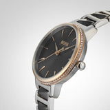 Buy Shop Hugo Boss Signature Grey Dial Silver Steel Strap Watch for Men - 1502569 USA Online
