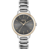 Buy Shop Hugo Boss Signature Grey Dial Silver Steel Strap Watch for Men - 1502569 USA Online